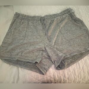 St. John's Bay Heather Gray Women's Athletic Shorts